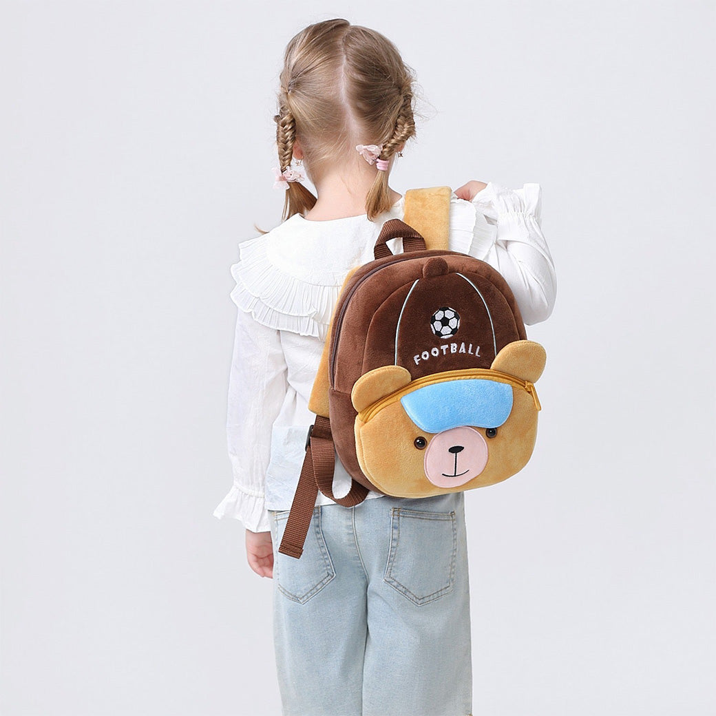 Premium Quality Plush Animal Backpack perfect for preschool kids 2-5 Yrs