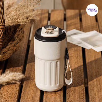 Premium Quality | SS 316 Steel Thermos Coffee Mug with Smart Temperature Display | 500 ML