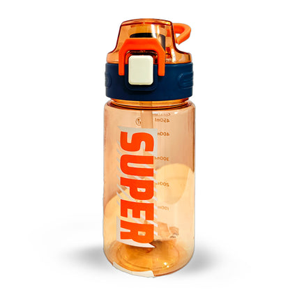 Unbreakable BPA Free Water Bottle 600ML, Water Level Marking, Leakproof, Durable Perfect for Everyday Use