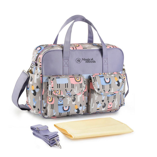 Fine Print High Quality Baby Care Diaper Bag | Handbag for Mom | Baby Travelling Bag